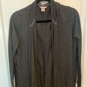 VS wrap sweater with hood